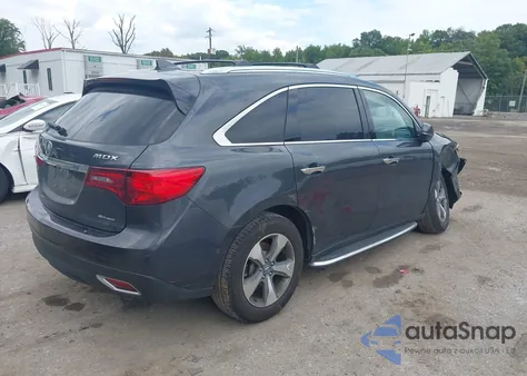 2016 Acura Mdx Acurawatch Plus Package from USA, damaged, VIN 5FRYD4H28GB039787